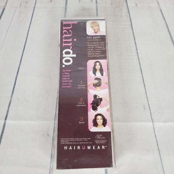 Jessica Simpson Hair Do Clip In Hair Extensions 15" Wavy Glazed Strawberry - Picture 8 of 12